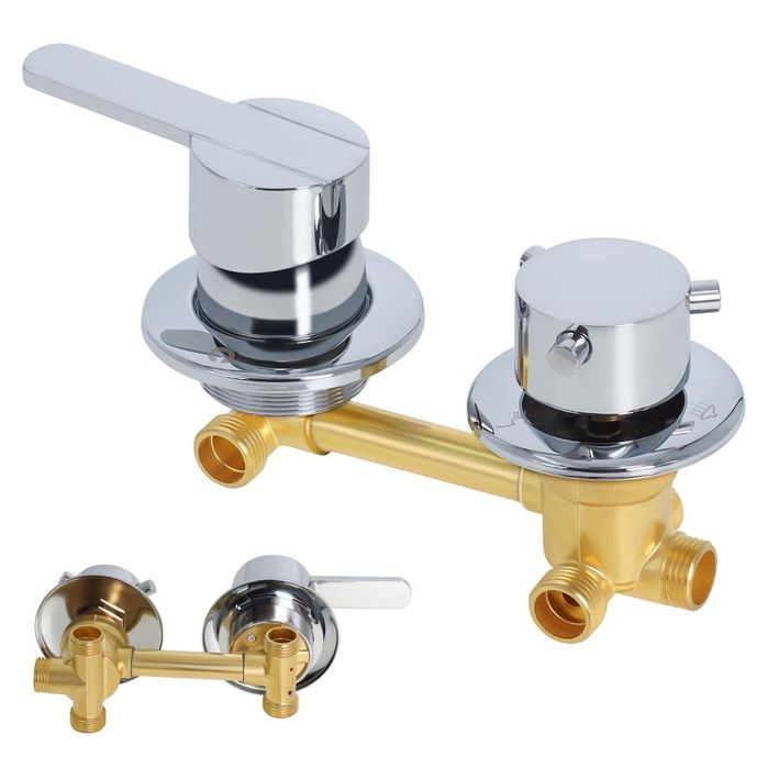 Robinet mixer cu 5 căi din alamă
