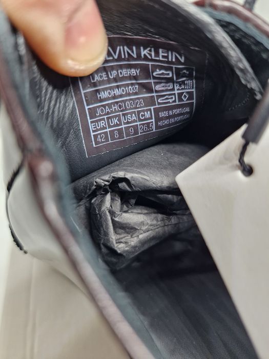 Pantofi Calvin klein Lace Up Derby nr. 42,43(26.5,27.5cm)