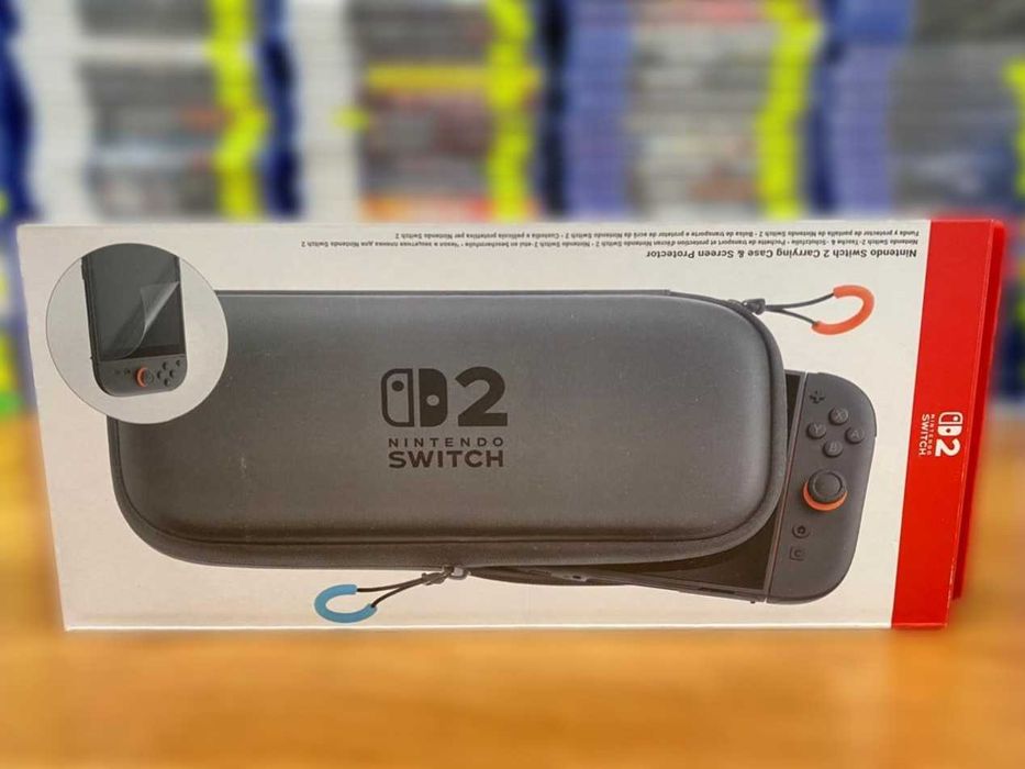 Новый Оригинальный Чехол-Кейс для Nintendo Switch 2 + Защитная Плёнка