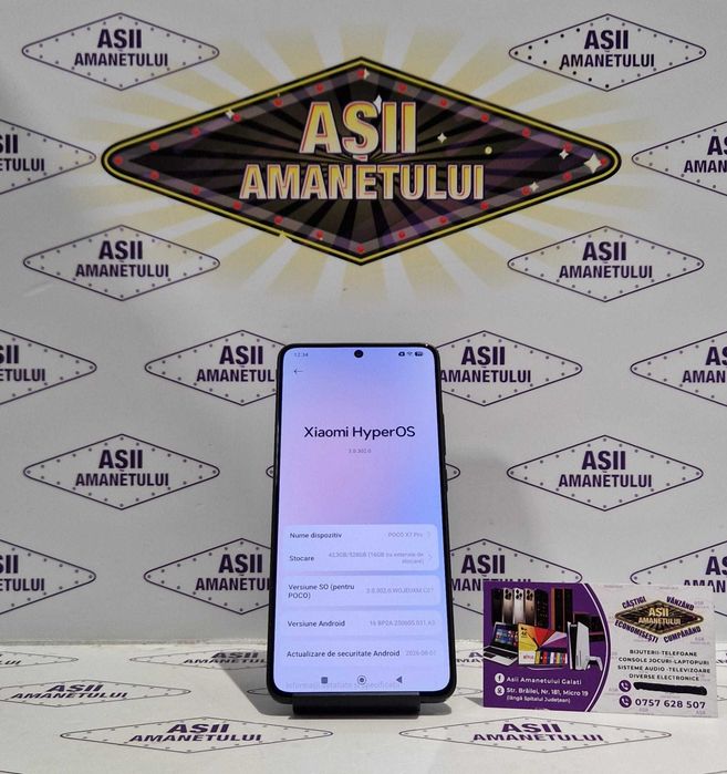 Asii Amanetului - Xiaomi POCO X7 Pro, Stocare 512+16GB, Ram 12+6GB