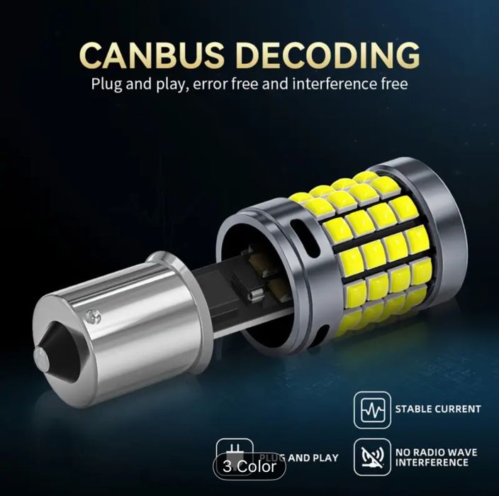 Leduri P21w rosii lampa frana 2 modele