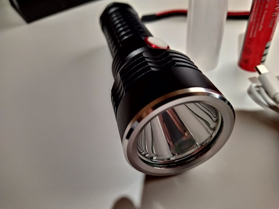 Lanterna LED MMC-P50 Incarcare USB Acumulator 1x18650