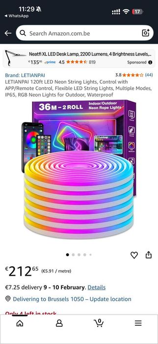 OFERTA Benzi Led 36m cu 2 x 18m ambiental aplicatie restaurante club