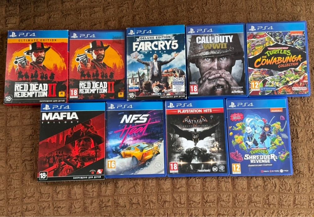 Диски на PlayStation 4 игры для ПС 4 Ps 4 диски оригинал PlayStation