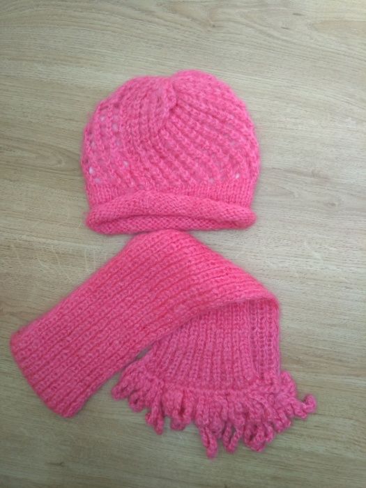 Шапка и шал - комплект