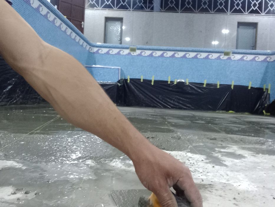 Стяжка лазирни урвен бардюр  ишлари бизда