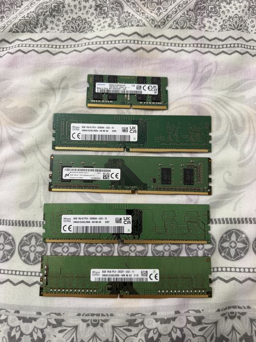 Рам памет DDR4 3200 8 и 16GB за настолни комютри и лаптопи