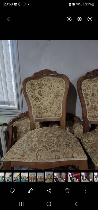 Stol. Stul mehmonhona uchun