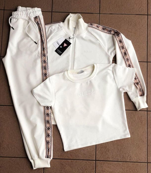 Trening dama - GUESS 3 piese alb