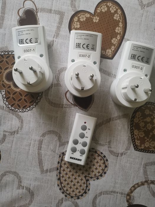 Смарт розетки Rexant 2 комплекта