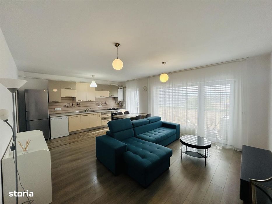 Apartament 3 camere, mobilat/utilat, balcon 9mp, 2 parcari, etaj 1