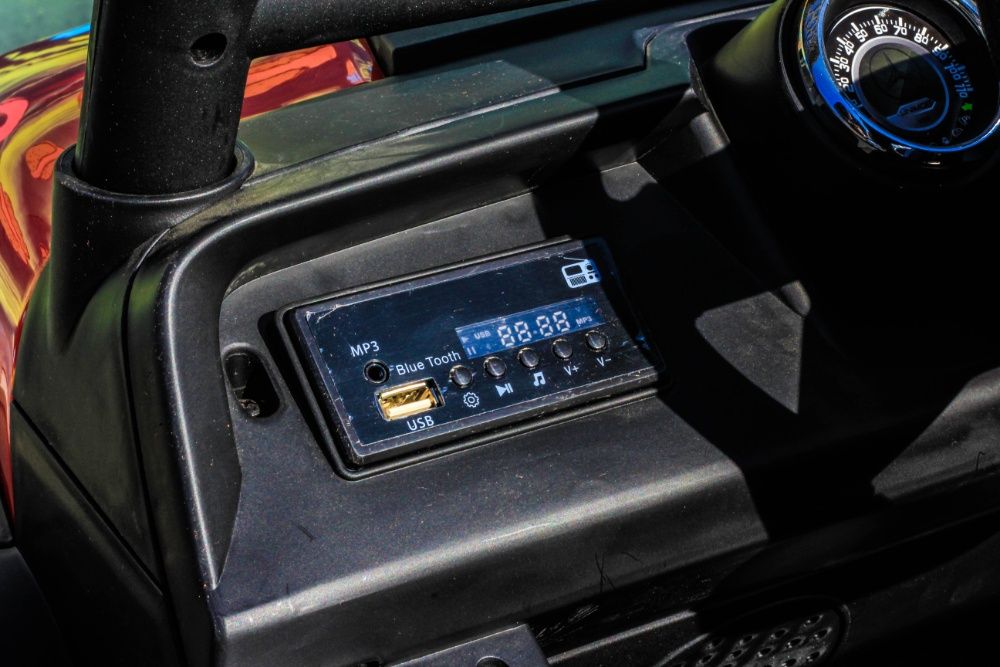Masinuta electrica pt. 2 copii Mercedes Benz UNIMOG NOUA #Rosu