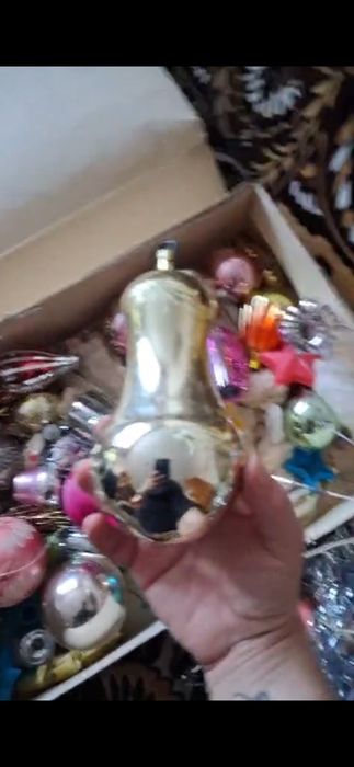 Игрушки стекло СССР