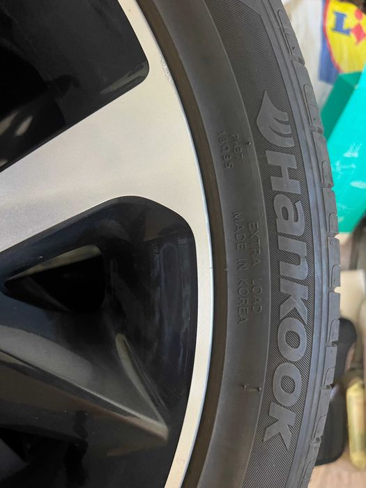 Оригинални 19" OEM джанти Hyundai Sonata 5x114.3 с гуми (DOT 2023) и TPMS
