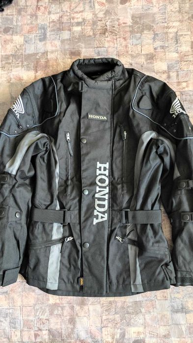 Текстилен мото екип / ботуши / наколенки / яке