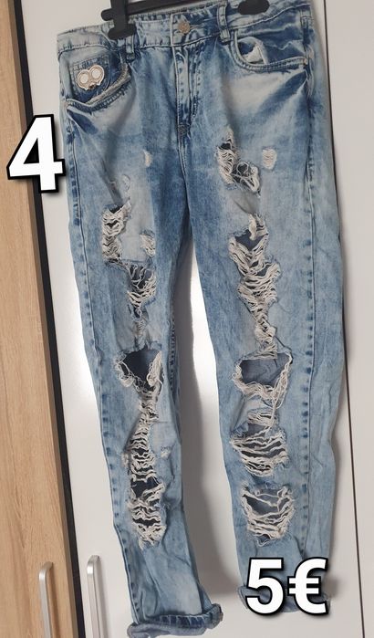 Дамски дънки различни модели всичко по 3-5 €