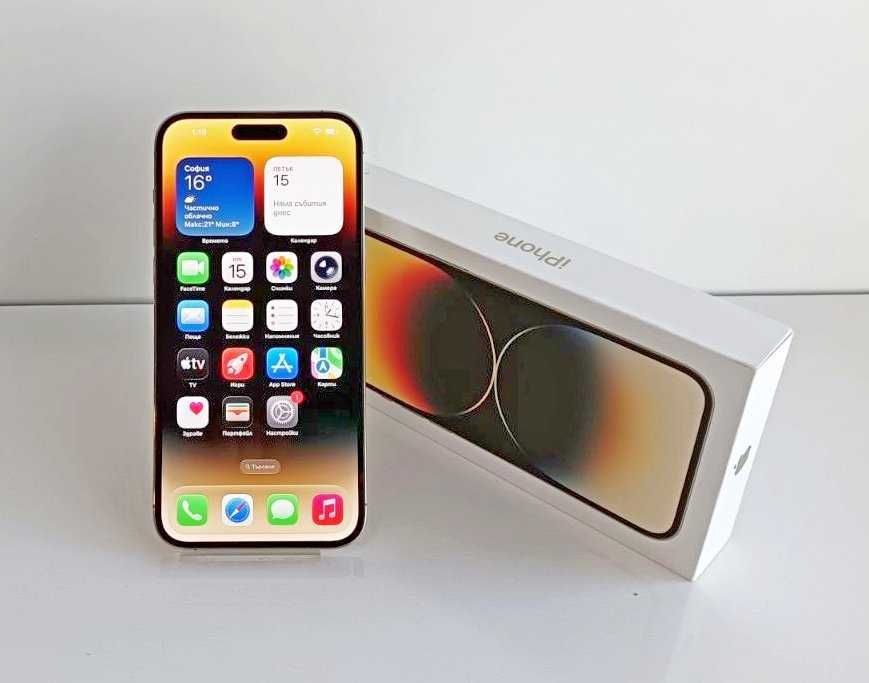 Apple iPhone 14 Pro Max 1TB (84% батерия,цвят златист)