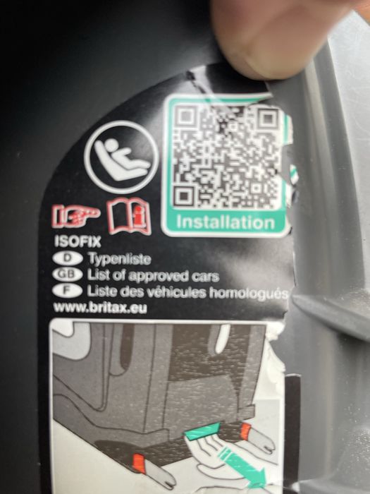 Scaun auto copii britax romer isofix