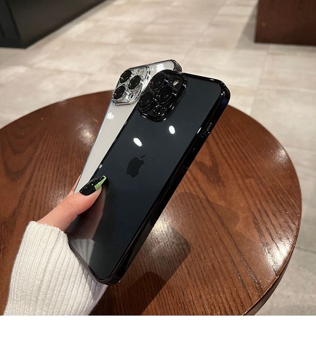 Iphone 16,15,14,13 всички модели кейс с протектор за камерата