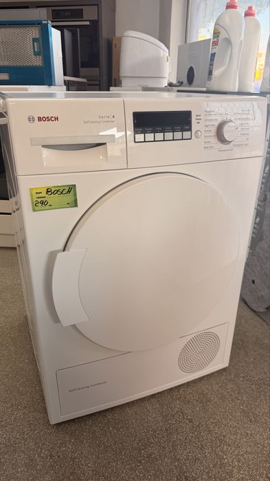 А++ Сушилня с термопомпа  BOSCH SERIE 4 WTW83260 | ТЕРМОПОМПА | A++ | SELF CLEANING | AUTODRY