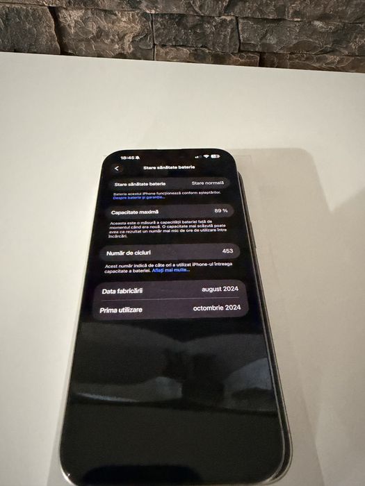 Vand iphone 16 pro max 256 gb