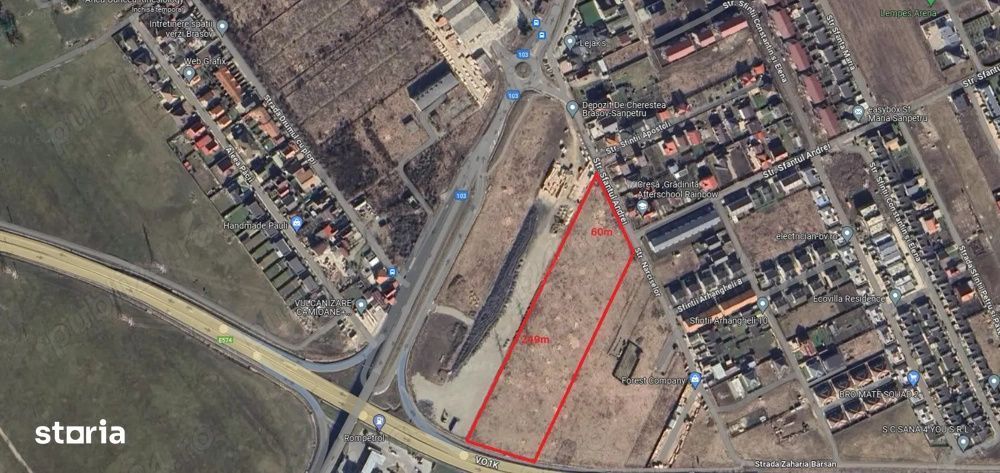 Teren Intravilan Sanpetru 3436 mp