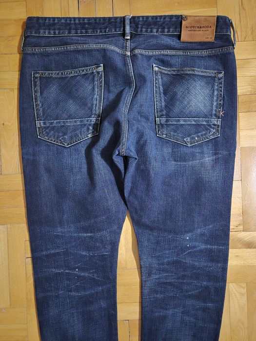 Blugi Scotch & Soda Ralston, Amsterdams Blauw, Premium, Bărbați - W34 L32