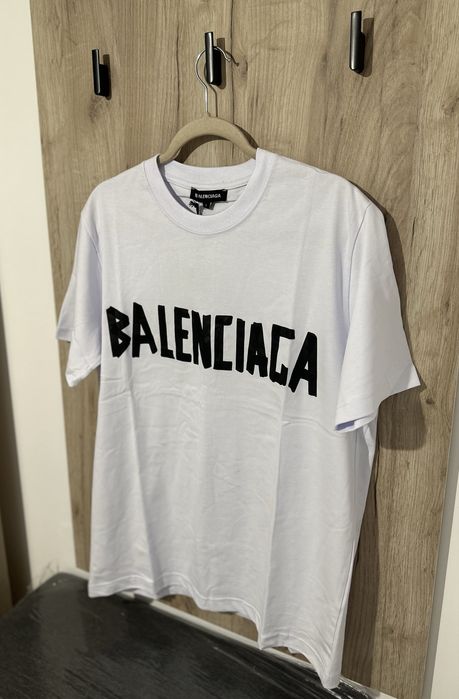 Tricou Balenciaga Alb*EXEMPLAR