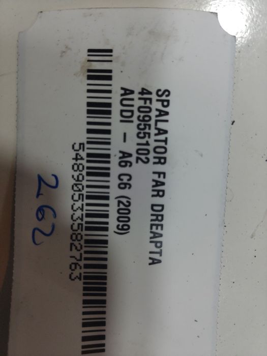 Spalator far dreapta Audi A6 C6 2009 4F0955102