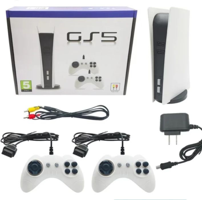 Детска конзола с два джойстика и вградени 620 игри ps5