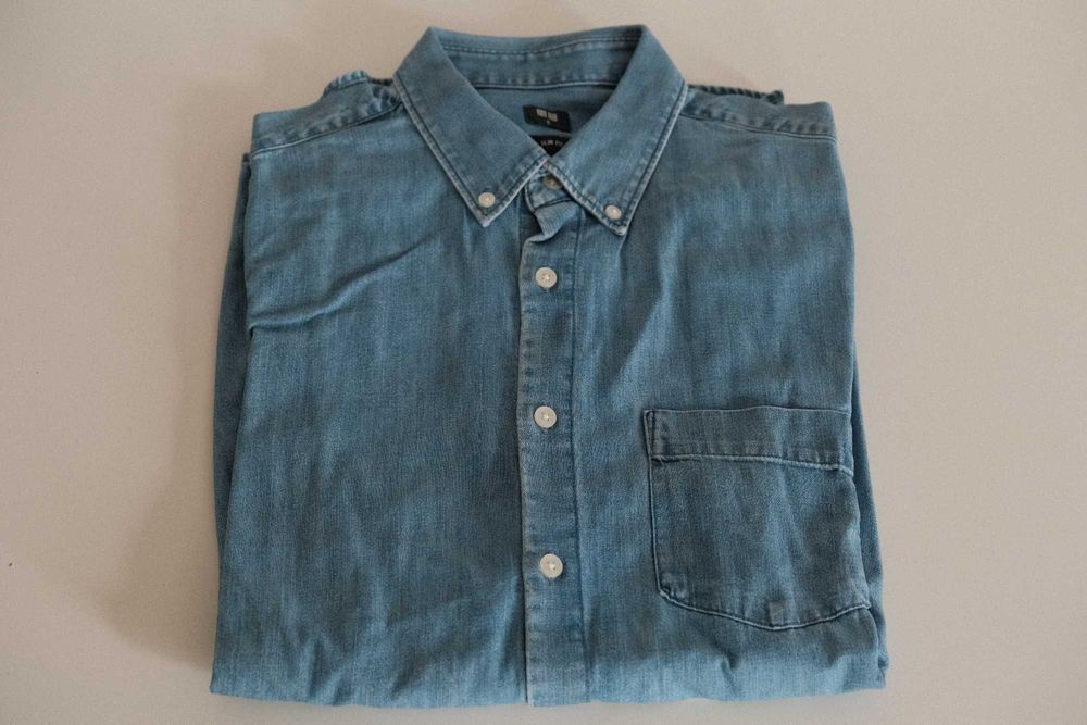 11 бр. Ежедневни мъжки ризи на Uniqlo, Regular fit