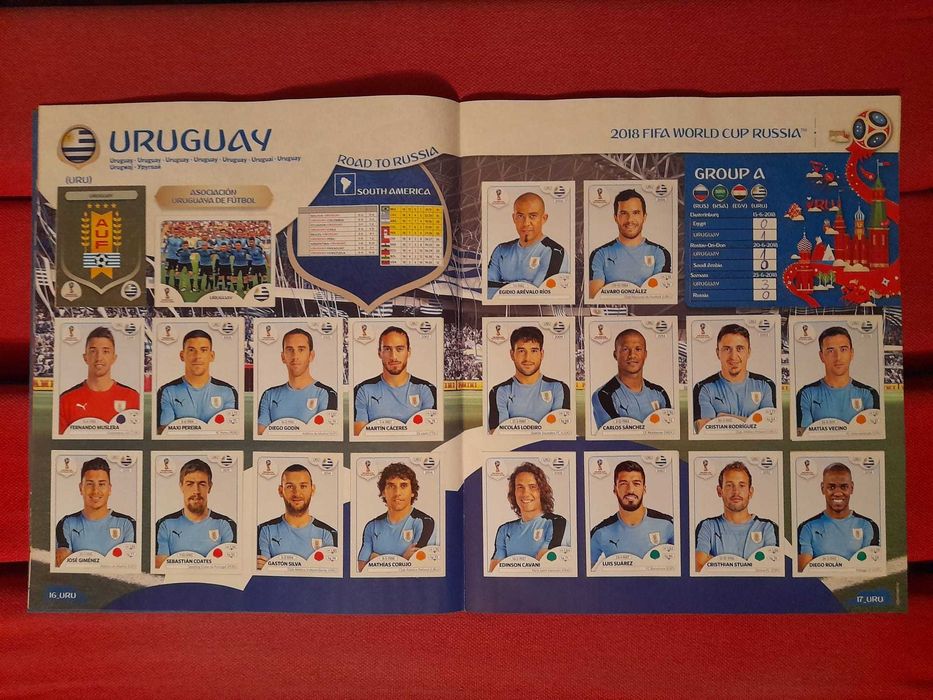 Fifa World Cup 2018 Russia Panini Sticker Album 100% Complet