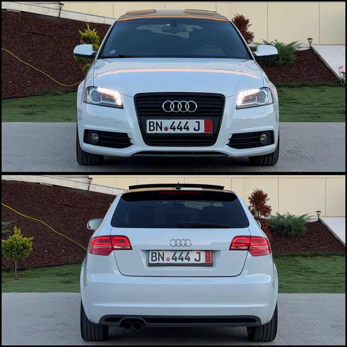 Audi A3 1.4 Tfsi Euro 5 S line Alb Perlat Panoramic