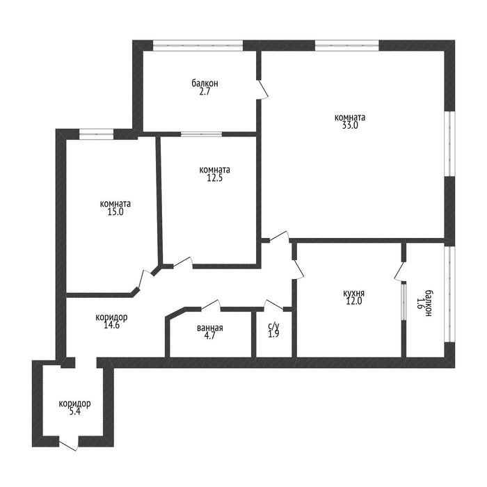 продаже 3 комнатная квартира