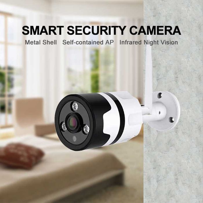 IP камера с метален корпус, двупосочно аудио, нощно виждане, аларма