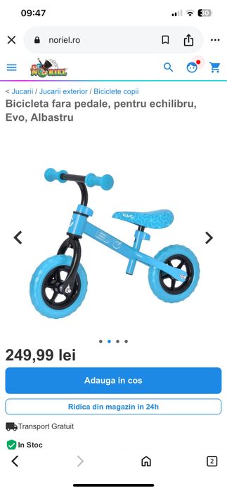 Bicicleta de echilibru