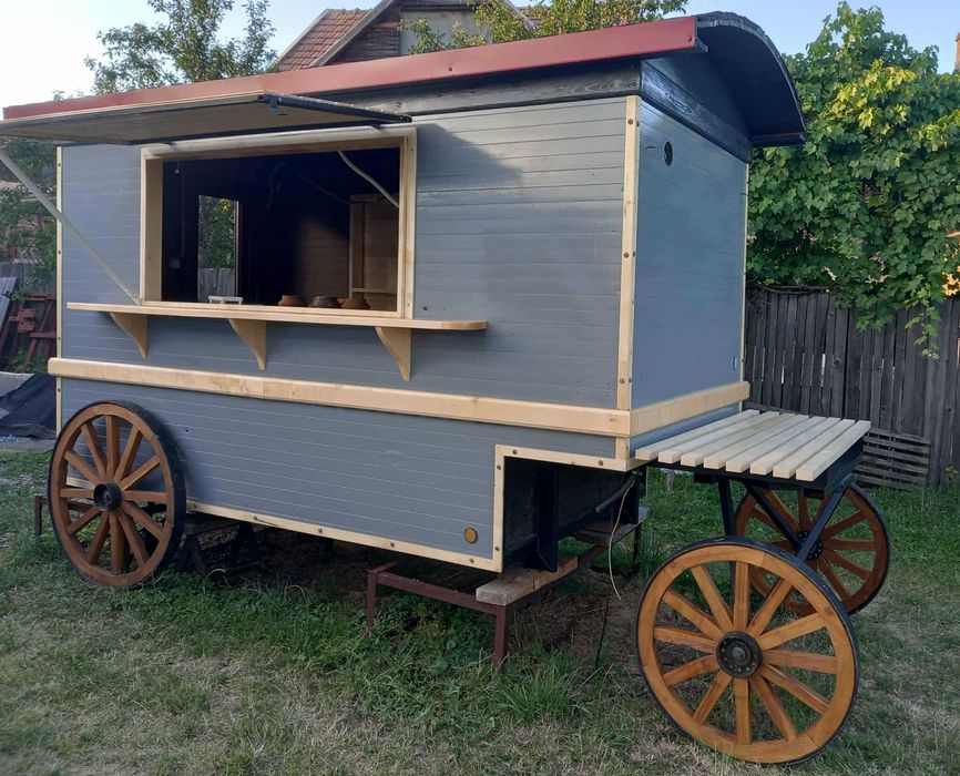 Vand car vienez - Caruta fast-food, Rulotă comercială, Rulotă street food, Food Truck, Chiosc