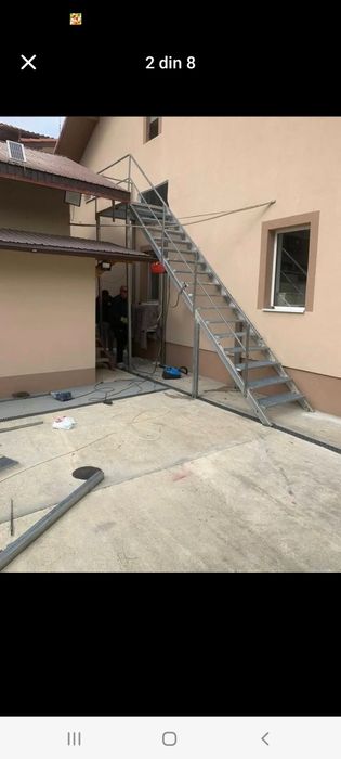 Scări metalice galvanizate la diferite dimensiuni oferim transport în