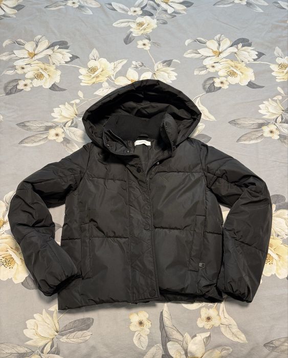 Черно късо зимно яке Reserved