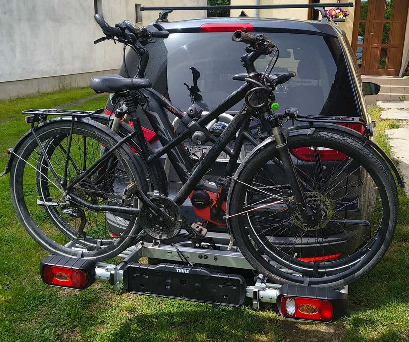 Suport 2 biciclete pe carlig Thule 902