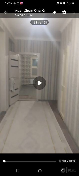 Квартира ижарага берилади