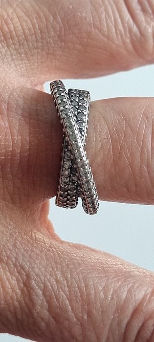 Inel clasic argint si pietre zirconiu