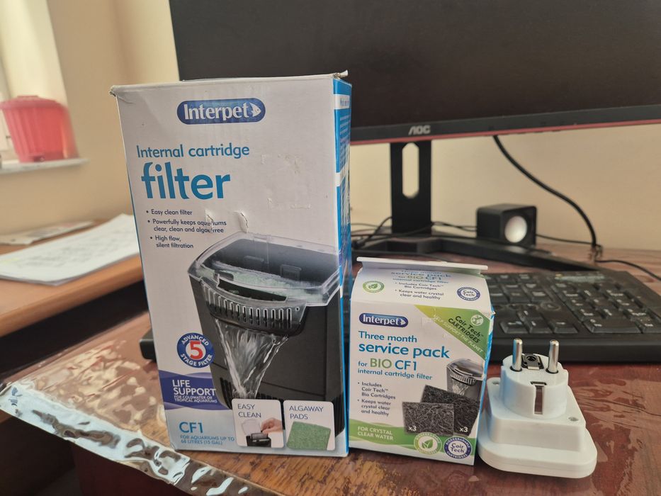 Vind kit filtru acvariu Interpet CF1 pt acvariu 40 - 80 litri