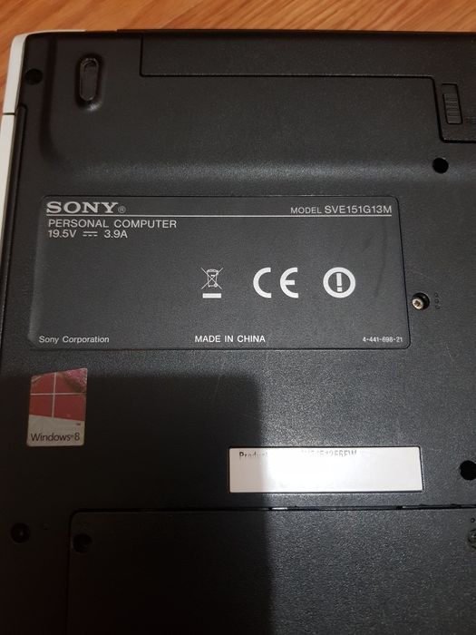 Laptop sony vaio i5 baterie defecta