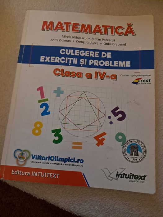 Manuale (2) și culegeri (2) clasa a IV-a