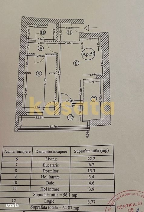 Apartament 2 camere de închiriat | 102 The Address | Barbu Văcărescu