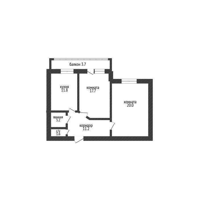 продажа 2 ком квартиры в районе Жана Кала