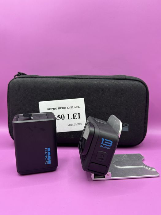 GOPRO Hero 13 Black 3 baterii /Geanta/•Matei Amanet Margeanului•6491