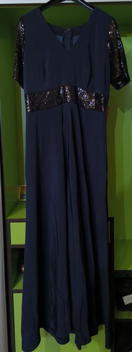 Vând rochie de seara, bleumarin, mărimea L