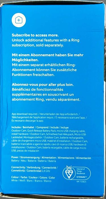 Sonerie RING OUTDOOR CAM [#17036#]